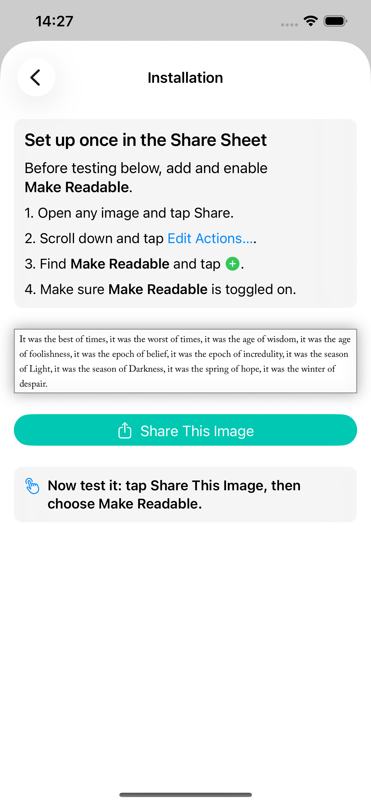 Readable - Make Text from Images Readable